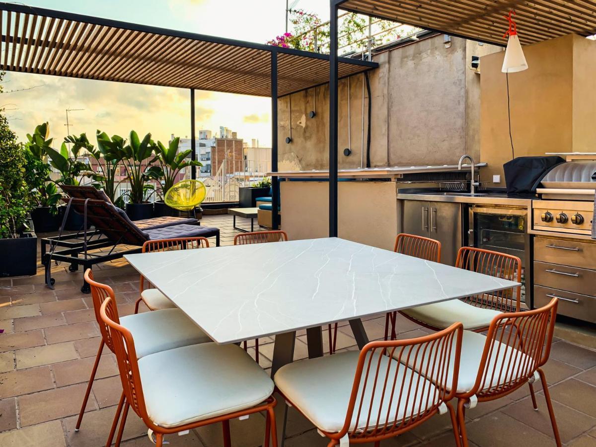 Incredible 2Br Penthouse With Urban Rooftop Garden Barcelona Exterior foto