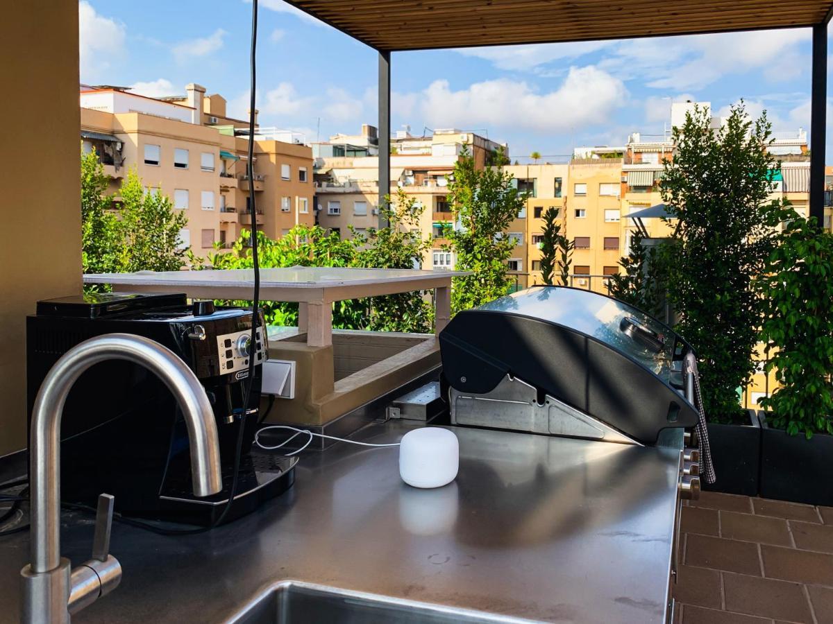 Incredible 2Br Penthouse With Urban Rooftop Garden Barcelona Exterior foto